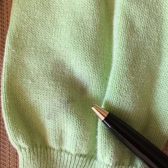 Green Lilly Pulitzer cardigan Sz 5 As-is - Picture 2 of 4